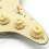 3X Micros de Guitare électrique Pickguard Chargé Assemblage de Plaque à Gratter Précâblé SSS Jaune 5