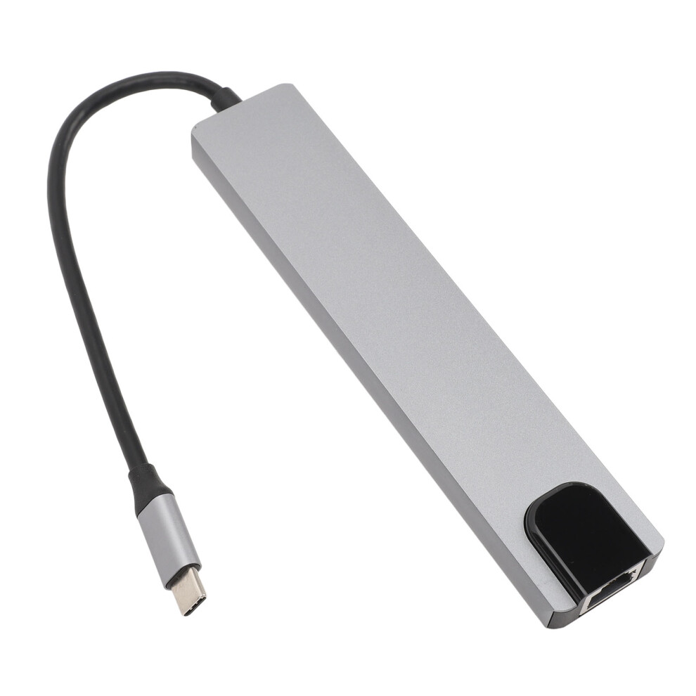 Type C Hub 8 In 1 4K Hdmi Usb 3.0 Rj45 87W Pd Alloy 4931385781580