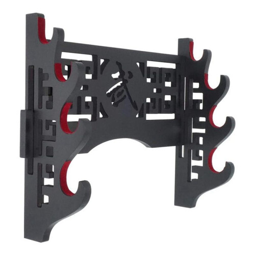 2X Supporto per Spada Supporto per Spada Supporto per Spada Supporto per Spada Samurai Giapponese Appendiabiti E Spade Standard - 4 Livelli 1