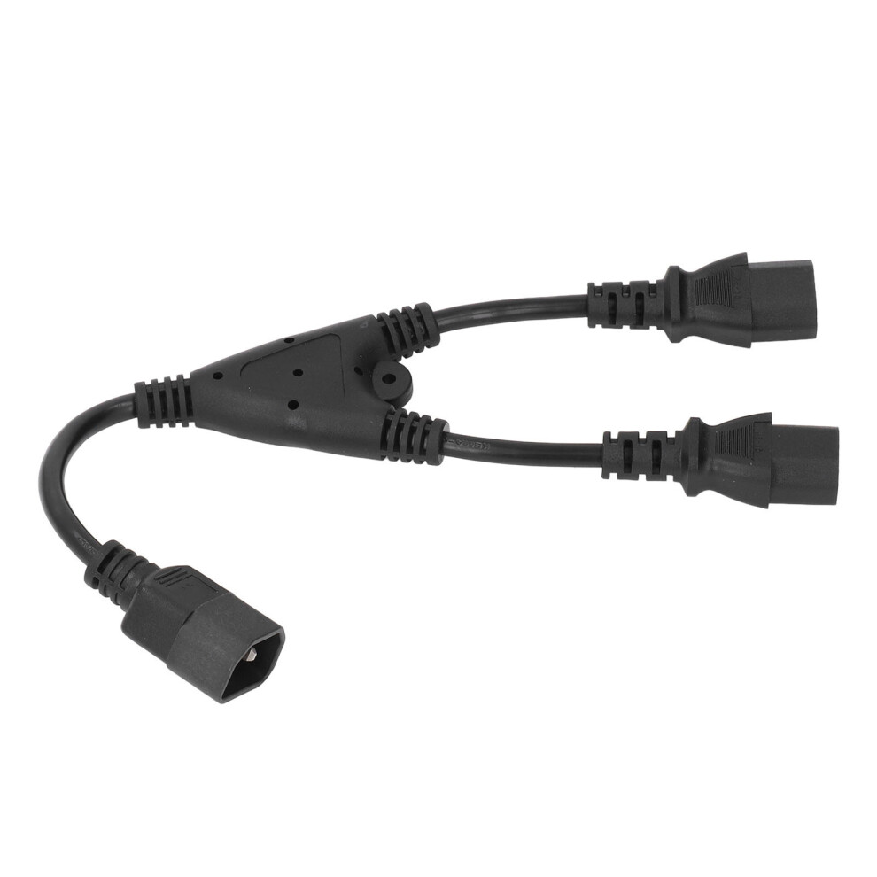 Iec320 C14 To 2X C13 Power Y Splitter Cable 0.3M 10A 250V 7671385781766