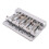 2X 4 String Hardtail Bridge for Precision Jazz Bass Chrome 201B-4 Badass 8