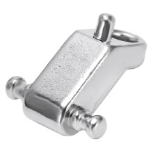 6 Pcs Electric Guitar Roller String Tree String Retainer - Silver