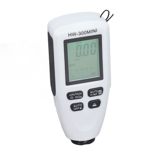 Digital Coating Thickness Gauge 0-2000um LCD Car Paint Meter