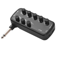 Portable Bass Mini Amp Headphone with 3 Speaker Simulations, Recording, OTG