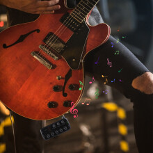 Mini Portable Guitar Amp Headphone Simulations, 600mAh, 9.7x3.5x4.3cm