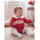 (12-18 Months, Red) Φόρμα Ημέρας Αγίου κέντημα σκύλου 5