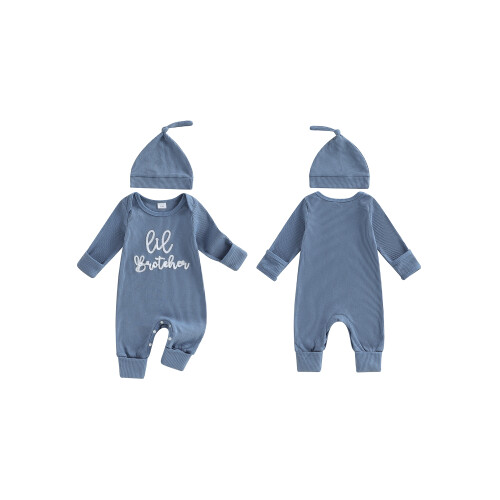 (3-6 Months, Blue) Σετ 2 τεμαχίων και καπέλο 1