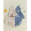 (Newborn, Blue) Σετ 2 τεμαχίων και καπέλο 3