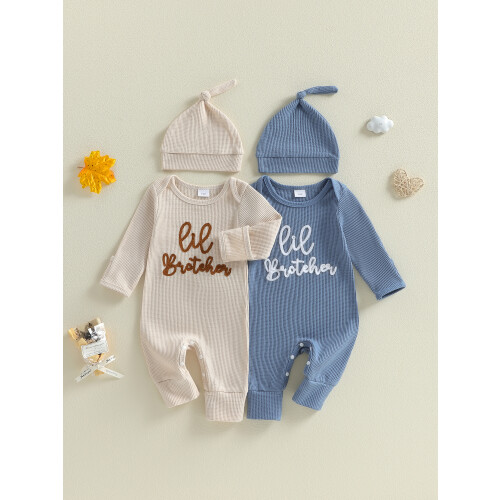 (Newborn, Blue) Σετ 2 τεμαχίων και καπέλο 2