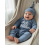 (Newborn, Blue) Σετ 2 τεμαχίων και καπέλο 5