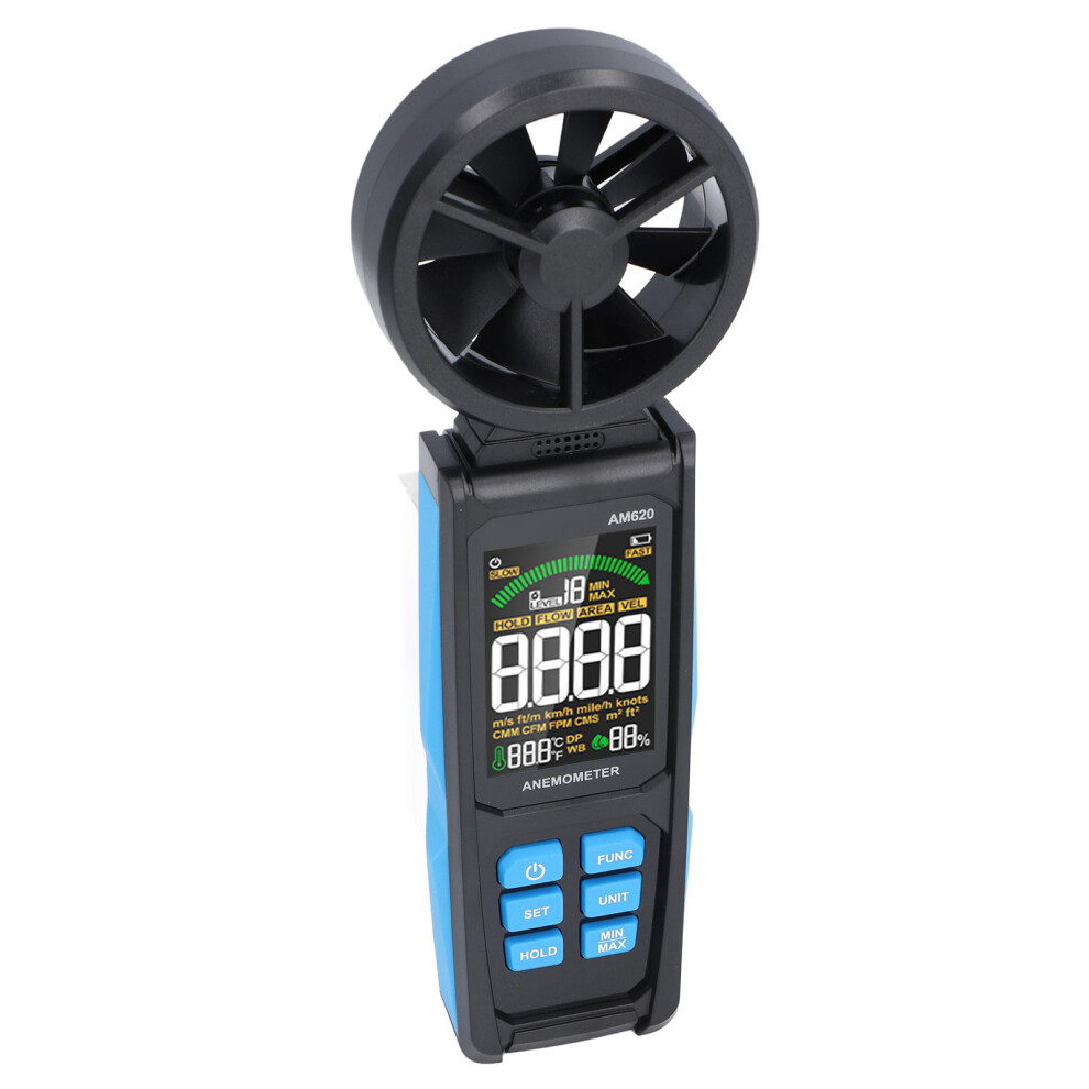 Digital Handheld Anemometer Wind Speed Meter With Backlit Lcd, 0.01M/S 8231390938006