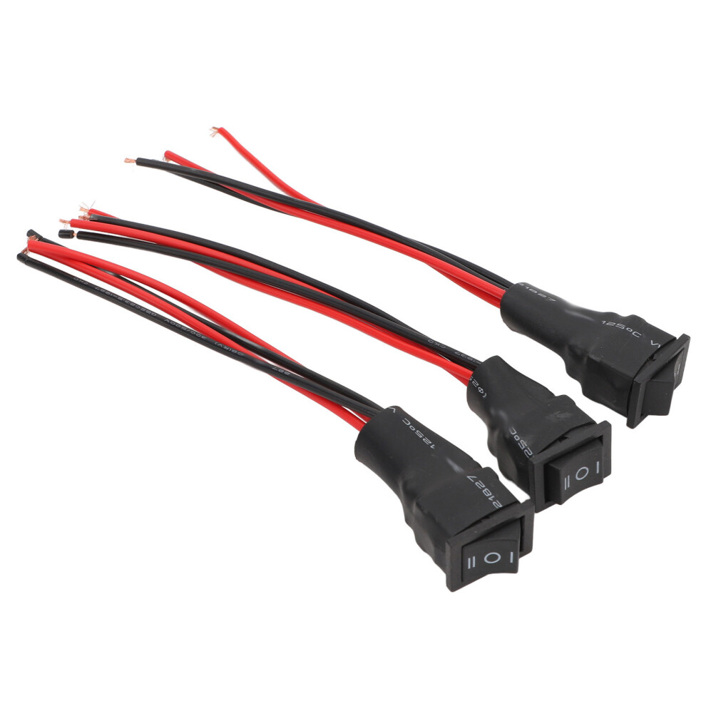 10A Dc Motor Forward Reverse Switch 3-Position Polarity Control With Wire, Plastic Set Of 3 5001385782920