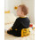 (0-3 Months, Black) Ολόσωμη φόρμα μωρού χωρίς παπούτσια. 4