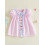 (6-12 Months, Pink) Μοντέρνα καρό φορέματα και φυσαλίδες. 8