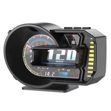 A590 Hud Kraftstoffverbrauch Turbinenkurve Umgebungslicht Fahrergebnis Multifunktions---Display Zubehör für Auto B