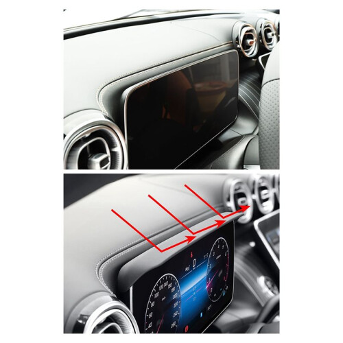 Car Dash Screen Visor Plate Center Navigation Visor Cover for - Glc-Class 2023-2025 Navigation Shading Plate