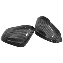 Car Rear View Mirror Cover Side View Mirror Cover Carbon Fiber Trim for S60 S60L S80L V40 2011-2019