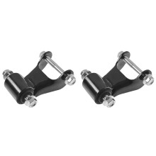 2Pcs Leaf Spring Rearward Shackle Bracket Kit for Chevy Sierra 1500 722-029