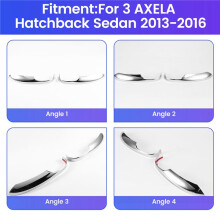 Car Rearview Mirror Cover Trim Strips Side Door Mirror Garnish Molding for 3 AXELA Hatchback Sedan 2013-2016
