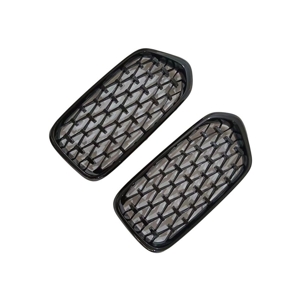 Front Bumper Kidney Grille Cover For F39 X2 2019-2024 Front Hood Grille Racing Grills Accessories Black 4713710880119