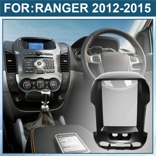 9,7 Polegadas 2 Din Car Radio Fascias para  RANGER 2012-2015 LHD Multimedia Frame Video Player Navigation DVD Panel Trim 1