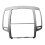 Car Dashboard Central Control Panel AC Air Outlet Frame Navigation Panel Trim Frame for  Altima 2004-2006 4