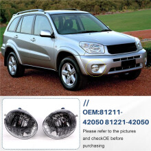2Pcs Front Bumper Fog Light Driving Lamp for RAV4 Avalon 4 Runner LEXS ES330 81211-42050 81221-42050