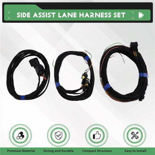 Blind Spot Side Assist  Change Wire Cable Harness 2Q0907685B for   B8 2015-2025 2