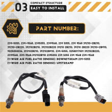 2PCS &Downstream Oxygen Sensor 234-5055 234-4568 for Rio Soul Accent Veloster 39210-2B210 39210-2B220