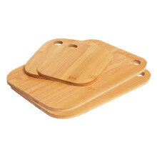 Set of 3 Bamboo Chopping Boards Wooden Cutting Board Kitchen Food Prep Cheese Tray