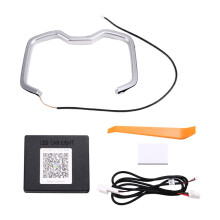 Luz LED para Portavasos Interior de Coche para RAV4 XA50 2019-2024, Lámpara Decorativa de Ambiente, 64 Colores