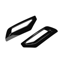 Car Rear Bumper Cover Cap Chromium Garnish 2025 for Outlander Accessories Black
