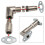 4Pcs Oxygen Sensor 90 Degree O2 Sensor Connector Extension Spacer Extender Compatible for  Tacoma M18X1.5 2