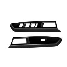 Car Window Panel Trim Sticker Window Lift Control Panel for ROOMY 2022 RHD Bright Black