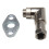 4Pcs Oxygen Sensor 90 Degree O2 Sensor Connector Extension Spacer Extender Compatible for  Tacoma M18X1.5 6