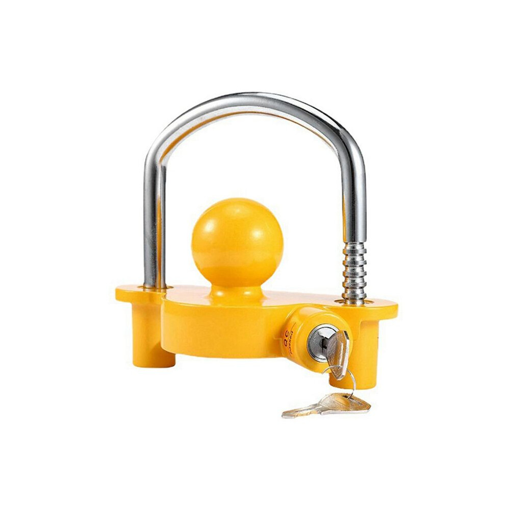 Universal Trailer Coupler Hitch Lock Tow Security Anti-Theft Adjustable Heavy Duty Vehicle Truck Lorry Caravan 6033145504366