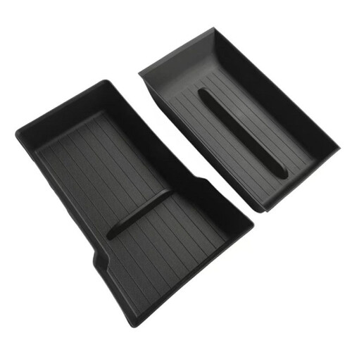 Center Console Organizer Tray for  Model Y Juniper 2025 Hidden Storage Box Lower Organizer Accessories 2PCS