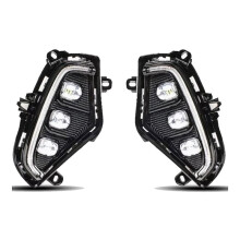 1Pair LED Daytime Running Lights Vehicle Turn Signal Lamp for RAV4 2019 - 2022