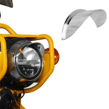 Motorcycles Headlight Cover Trim Decoration Upper Tip Headlamp Eyebrow for Cub CC110 Accessories