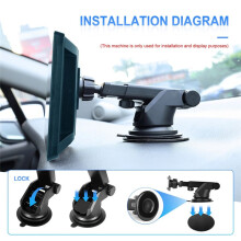 Wireless Carplay Android Auto Screen for Car, 8in Portable Car Radio with Rear Camera, Support Mirror Link FM