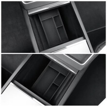 Center Console Lower Storage Box Organizer Tray for Model Y Juniper 2025 Interior Accessories