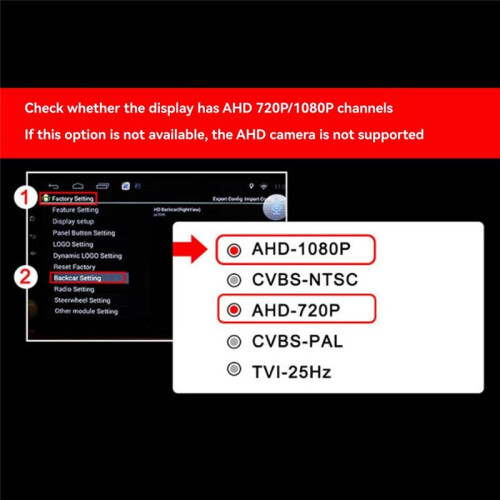 AHD 1080P Camera Car Intelligent Dynamic Trajectory Tracks Parking  Camera Rear View Reverse Camera