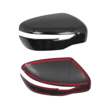 Rearview Mirror Cover Wing Cover Protective Cover Decorative Sticker Reversing Mirror Cover for X-TRAIL 14-2017,B
