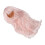 Peluca de muñeca de algodón rizada seda suave 35-39 cm rosa claro 11