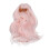 Peluca de muñeca de algodón rizada seda suave 35-39 cm rosa claro 10