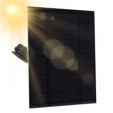 6W Solar Panel Waterproof Outdoor Hiking and Camping Portable Doorbells Security Cameras Lights Charging Panel Type-C