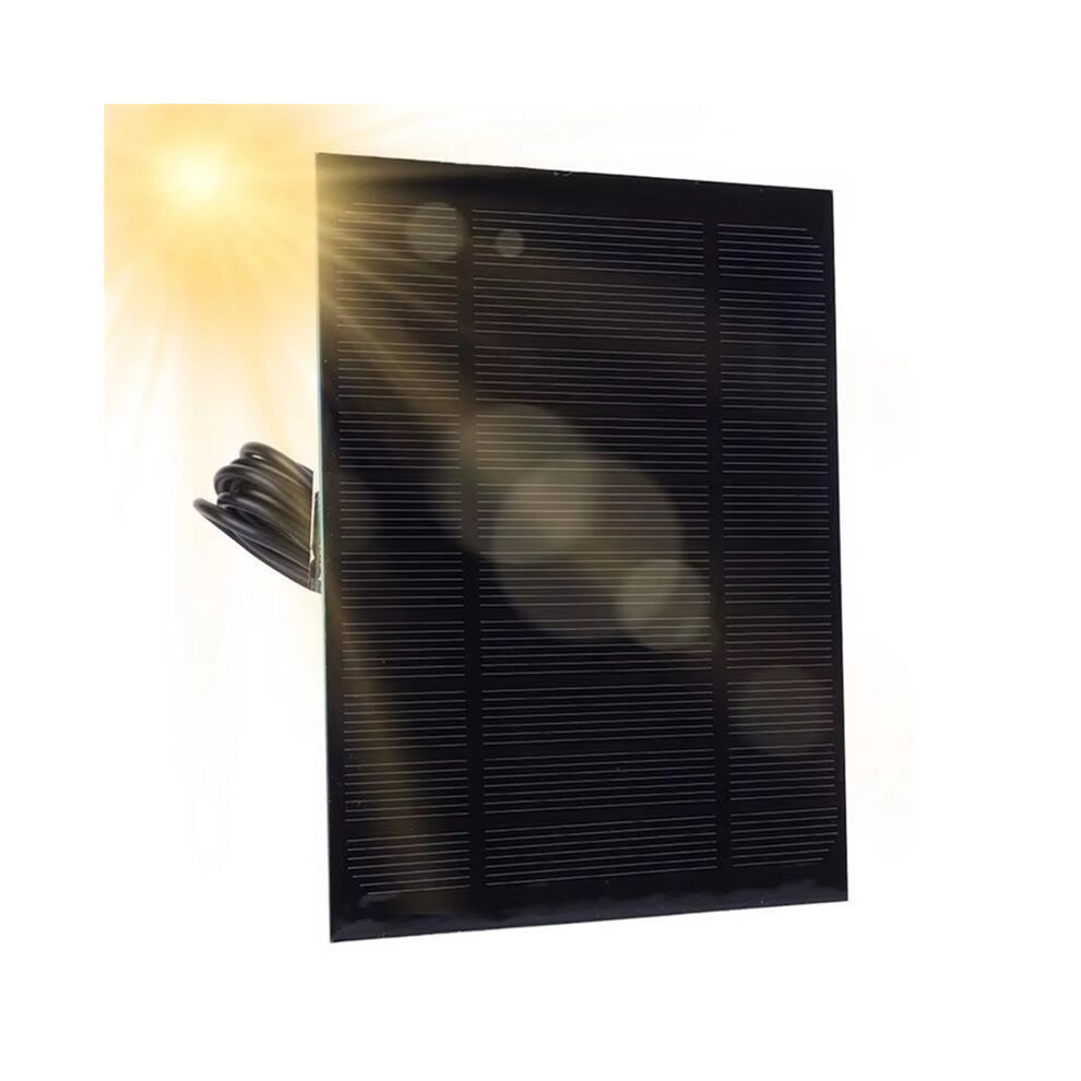 6W Solar Panel Waterproof Outdoor Hiking And Camping Portable Doorbells Security Cameras Lights Charging Panel Type-C 4711573737113