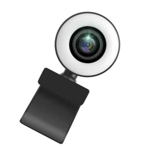 1080P Webcam Light Control Full HD 8MP Webcam PC Laptop Auto Focus Live Streaming Flexible with Microphone