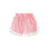 (18-24 Months, Pink) Θερινά σορτς για μωρά με ελαστική μέση και βολάν, καρό σχέδιο 1