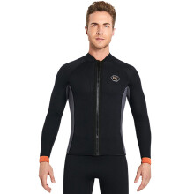 Haut en néoprène à manches longues de 3 mm pour hommes, pour la natation et le surf, tailles S à XXXL
